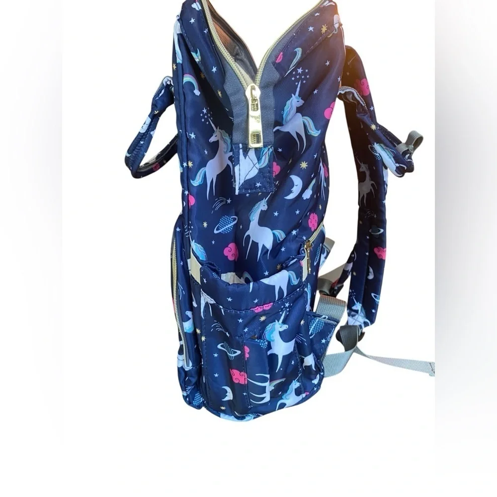 LEQUEEN Unicorn Mommy Baby Diaper Bag Backpack